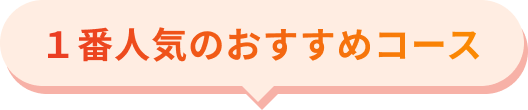 1番人気のおすすめコース